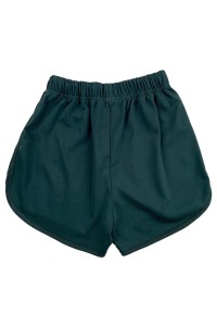訂做墨綠色跑步運動褲   設計短跑運動短褲  熱身運動褲  運動褲中心  U396 正面照